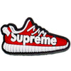 Red Supreme Sneaker Charm