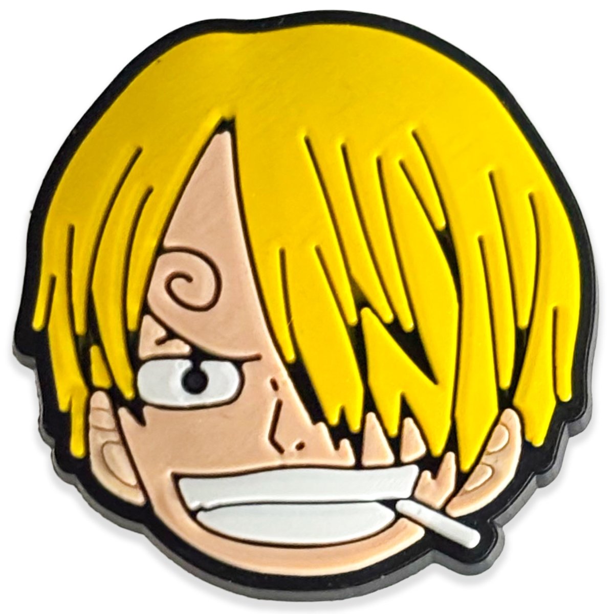 Sanji Face Shoe Charm – Anime - Inspired Accessory - Questsole