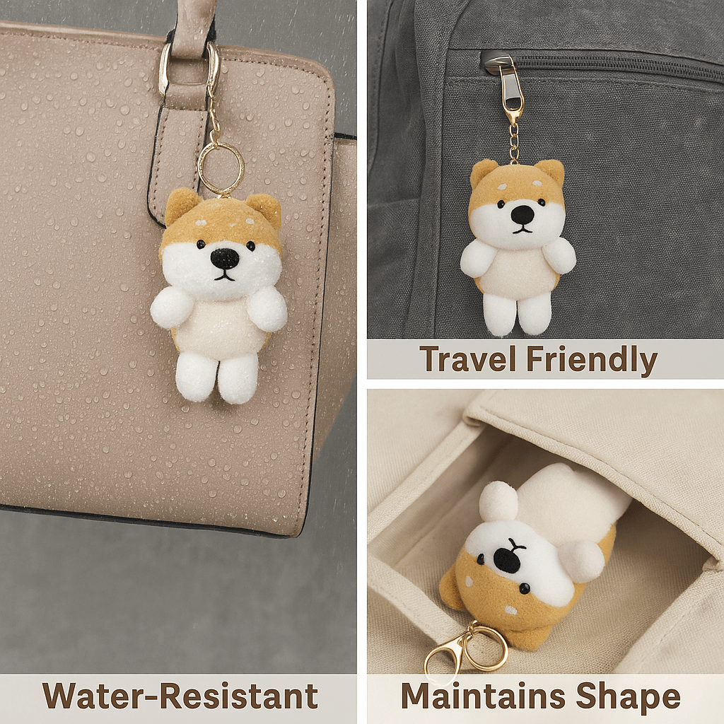Shiba Inu Plush Bag Charm - Questsole