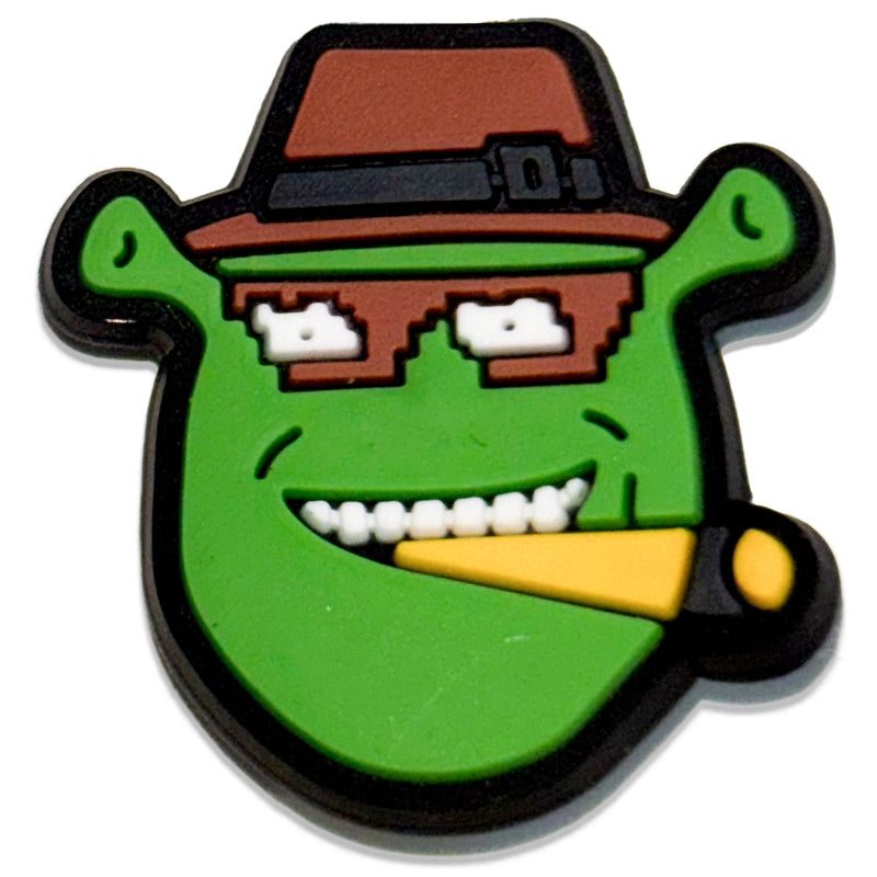 Shrek With Cigar : Shoe Charm - Questsole
