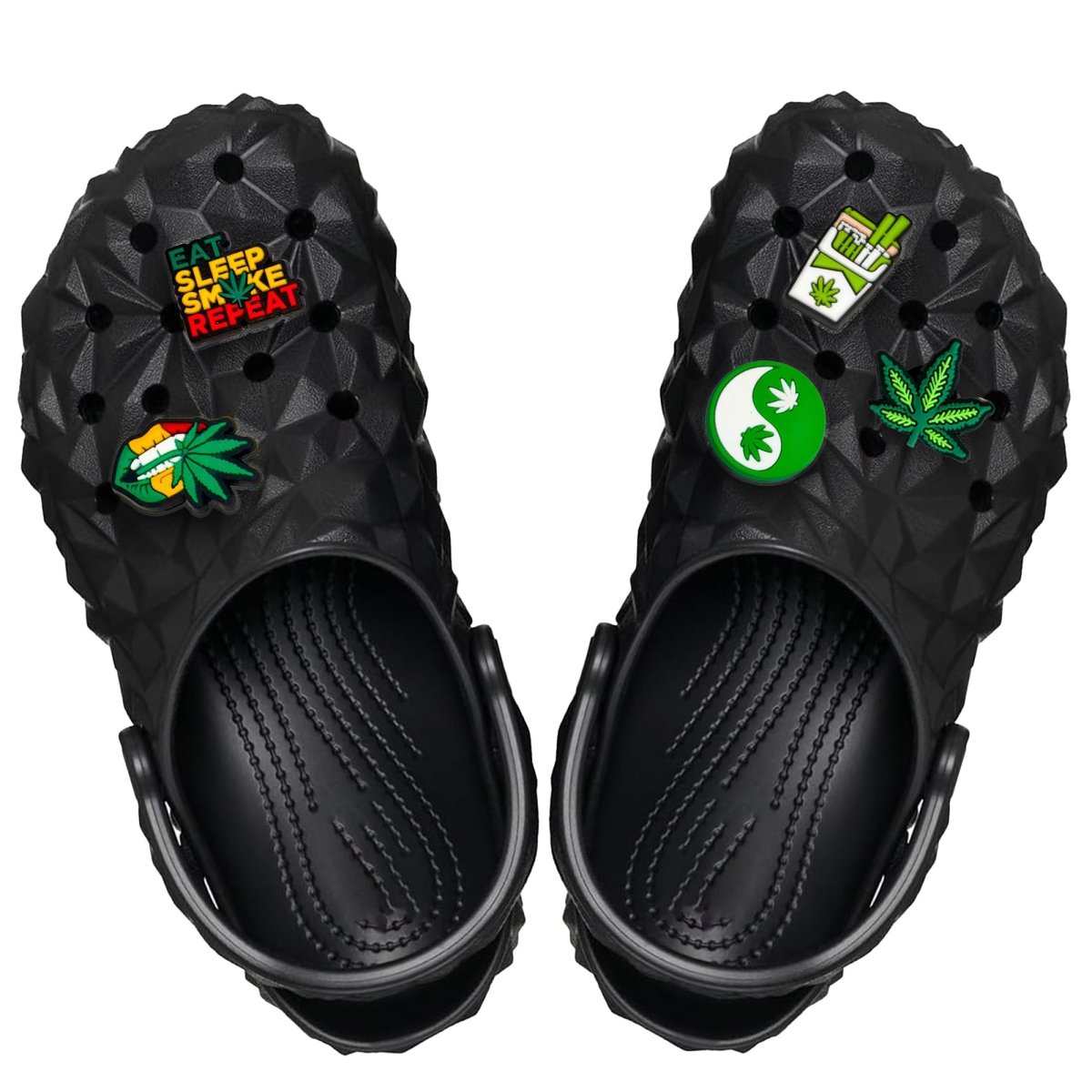 Smokers Black Clogs - Questsole