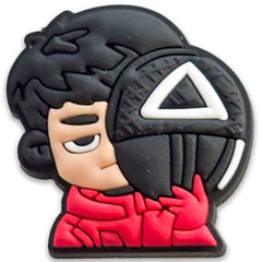 Squid Game Guard Shoe Charm – Mask Reveal Edition - Questsole