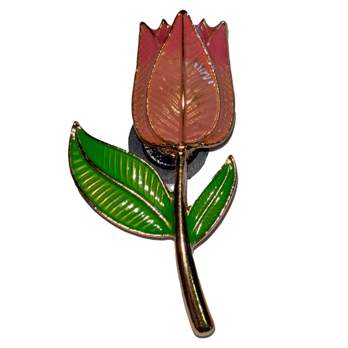 Tulip Flower Metal Shoe Charm - Questsole