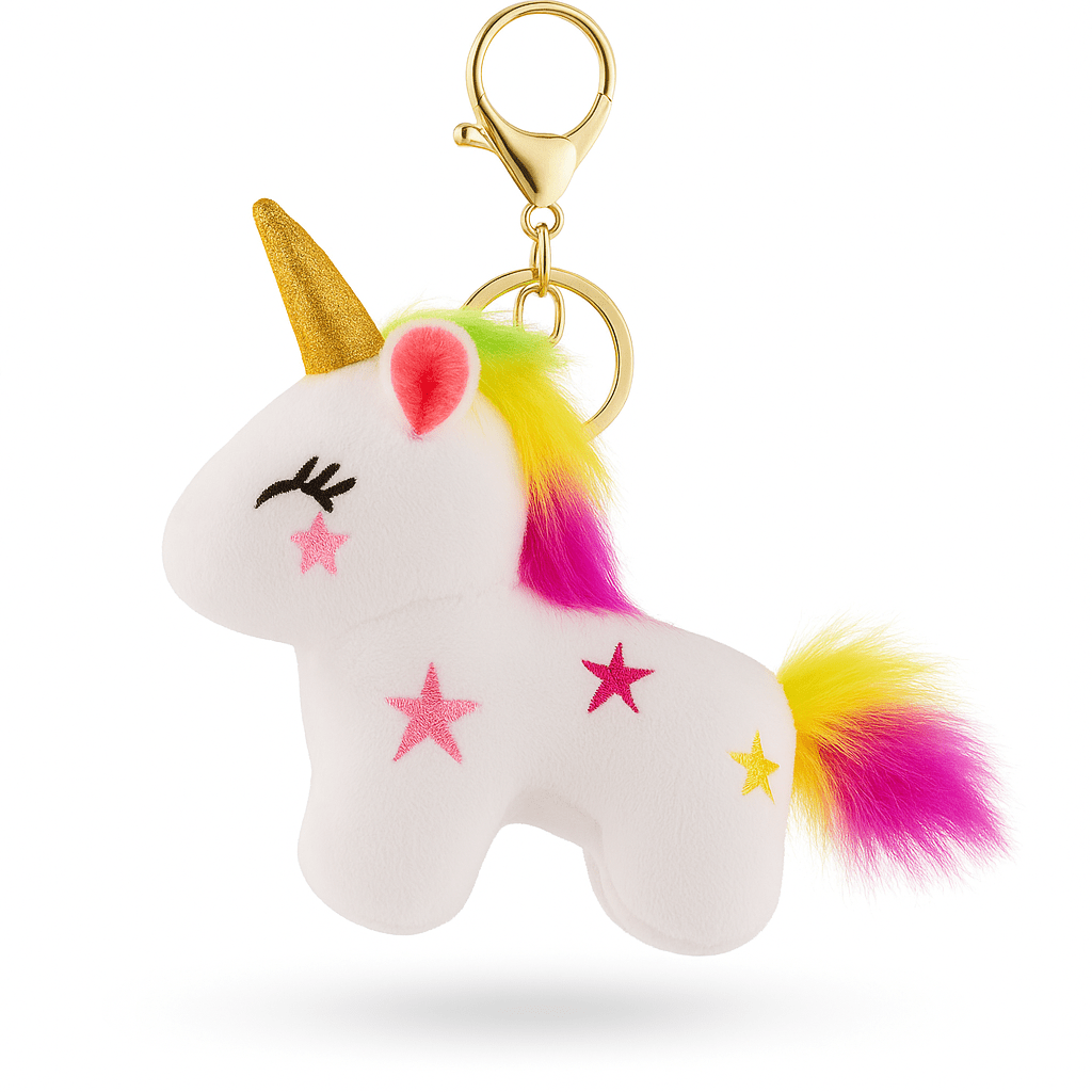 Unicorn Plush Bag Charm - Questsole