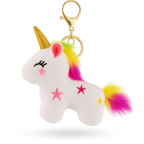 Unicorn Plush Bag Charm