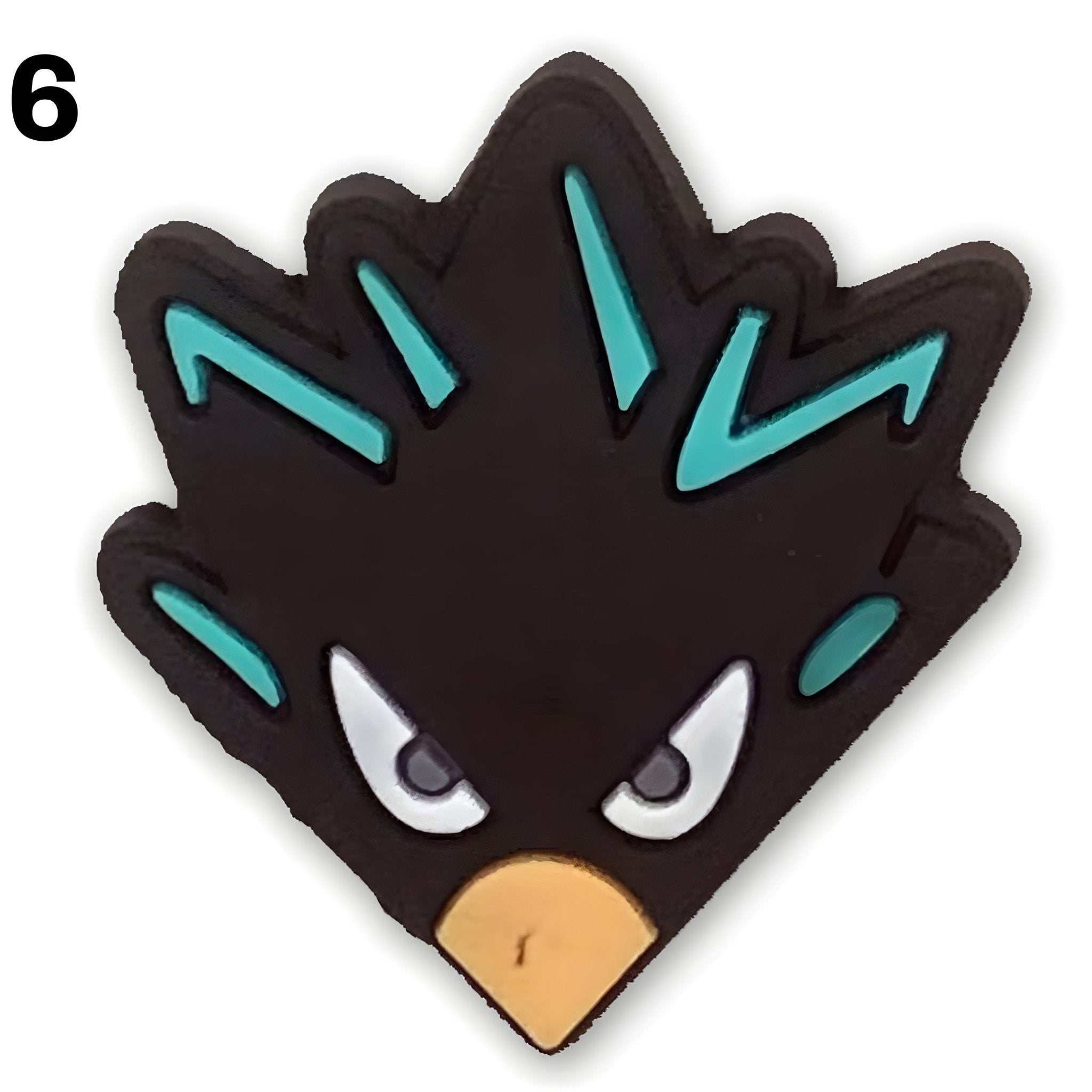 "Black Angry Bird Charm 🐦😡😄: Feathered Frustration!" - Questsole