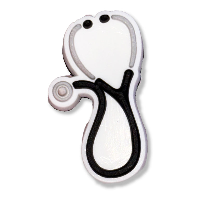 Doctor's Stethoscope Shoe Charm: Heartfelt Style for Healthcare Heroes 🩺❤️ - Questsole