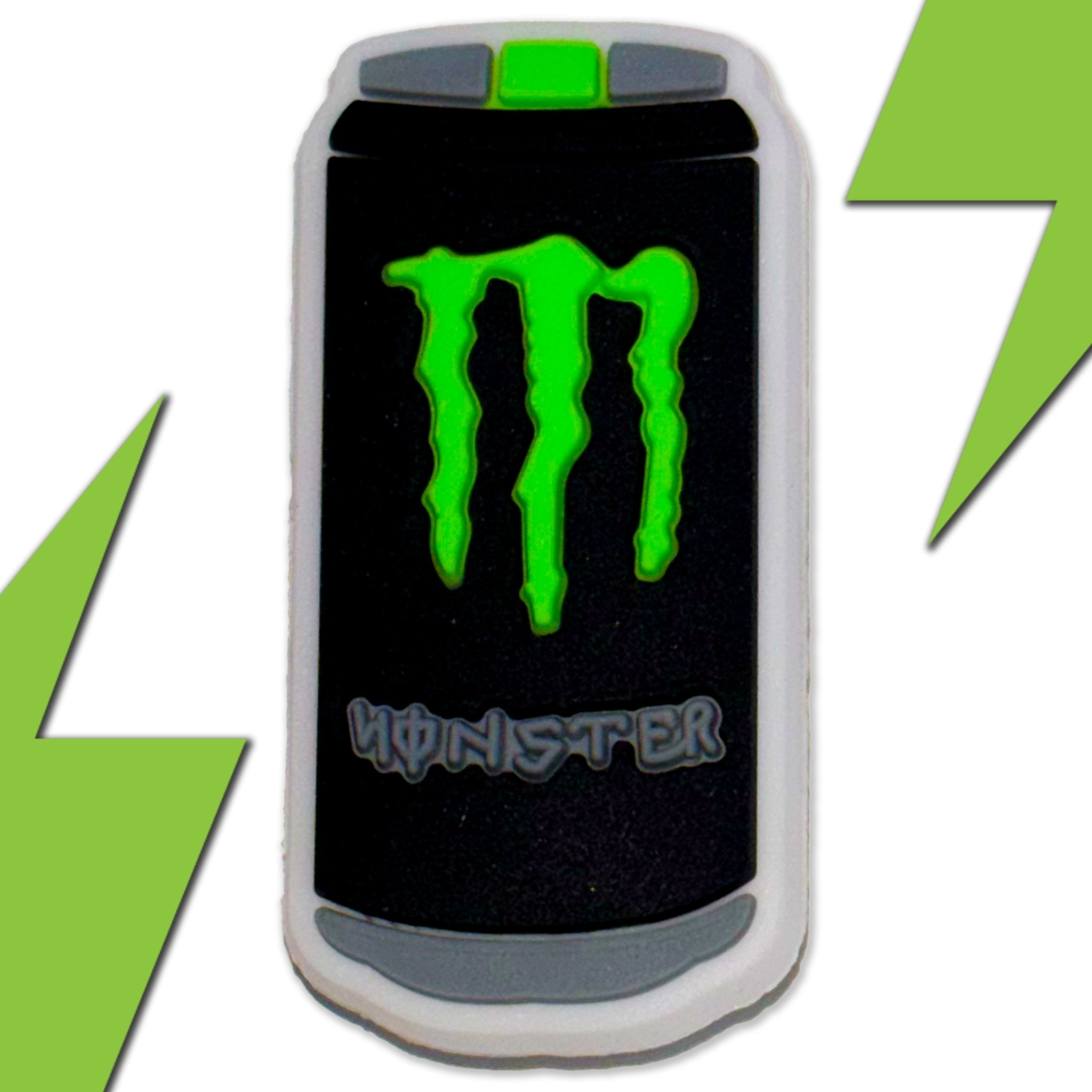 Energetic Stride: Monster Energy Shoe Charm - Questsole
