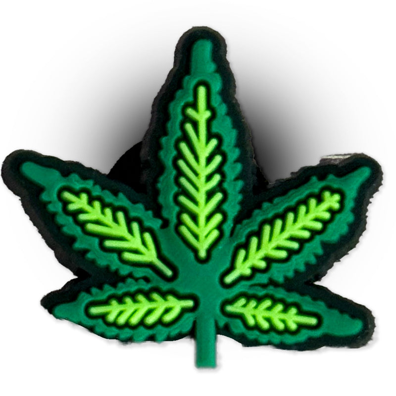 Leafy Kick: Wed Leaf Shoe Charm - Questsole