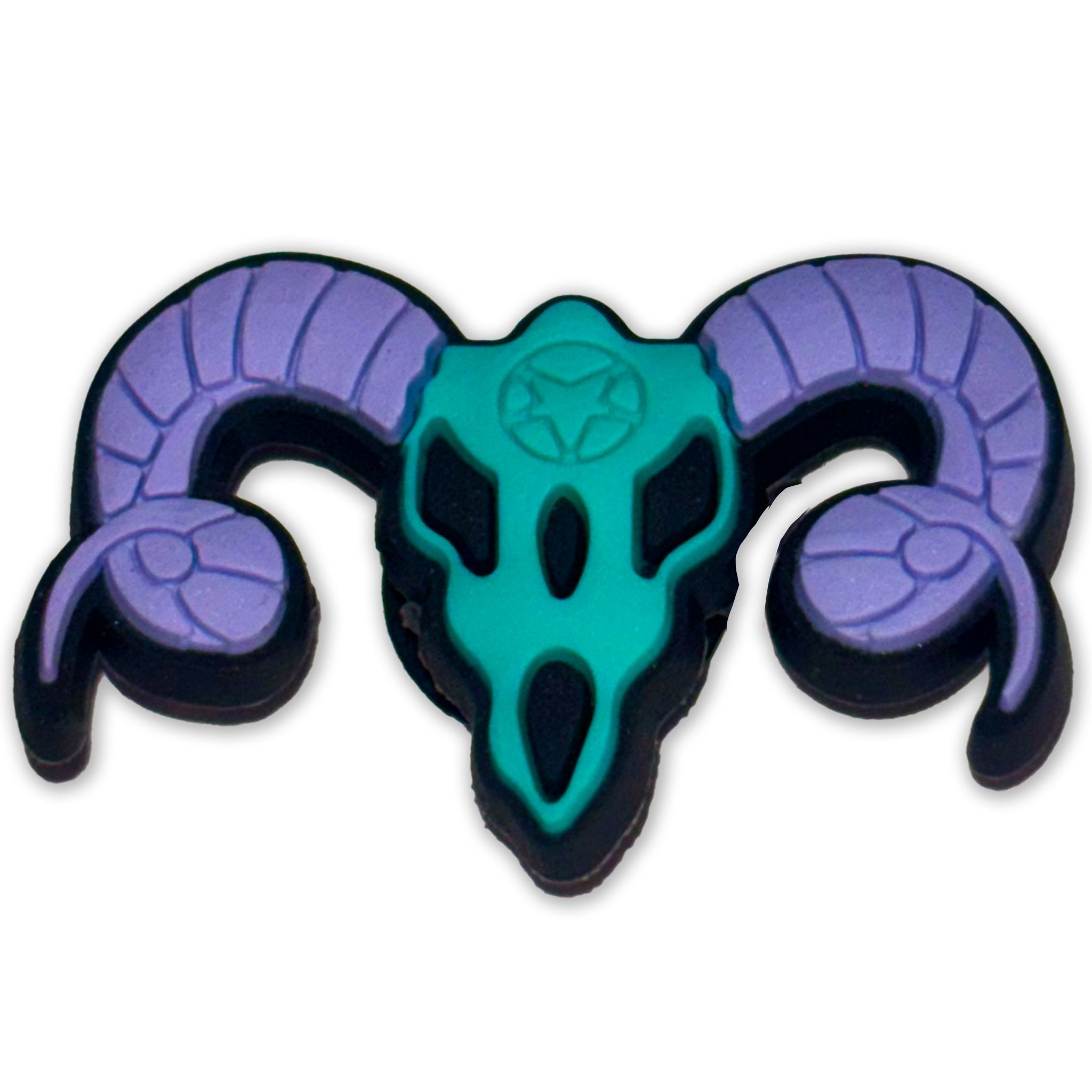 Mystic Horns: Ram Skull Shoe Charm - Questsole