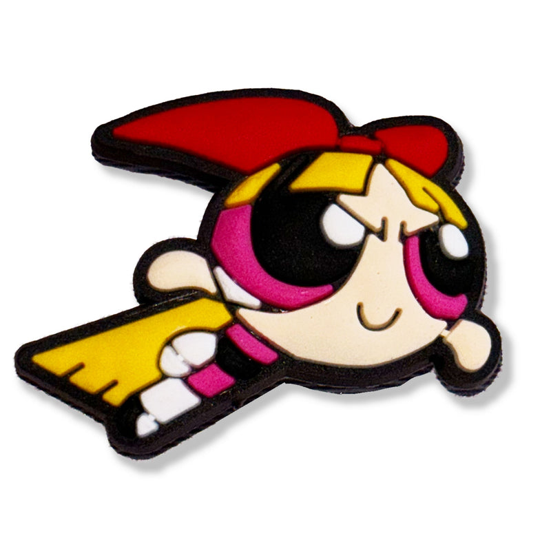 Powerpuff Girls Shoe Charm: Blossom, Bubbles, and Buttercup on Your Toes 💥 - Questsole