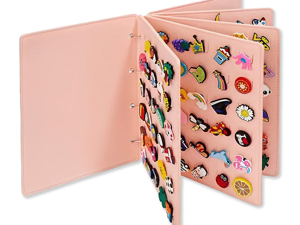 QUESTSOLE PVC Soft Decoration Charm Booklet: The Portable Solution for Croc Shoe Charm Organization - Questsole