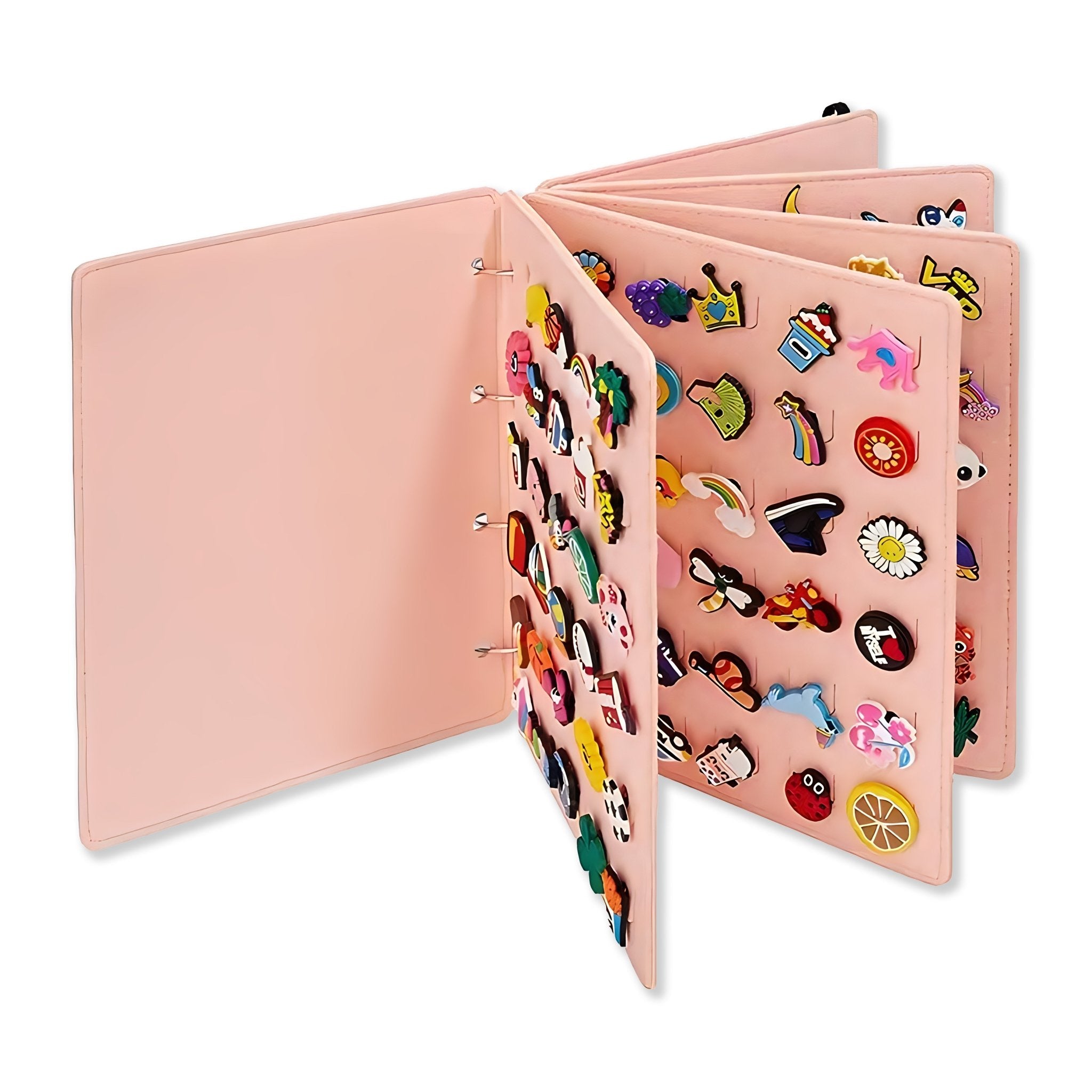 QUESTSOLE PVC Soft Decoration Charm Booklet: The Portable Solution for Croc Shoe Charm Organization - Questsole