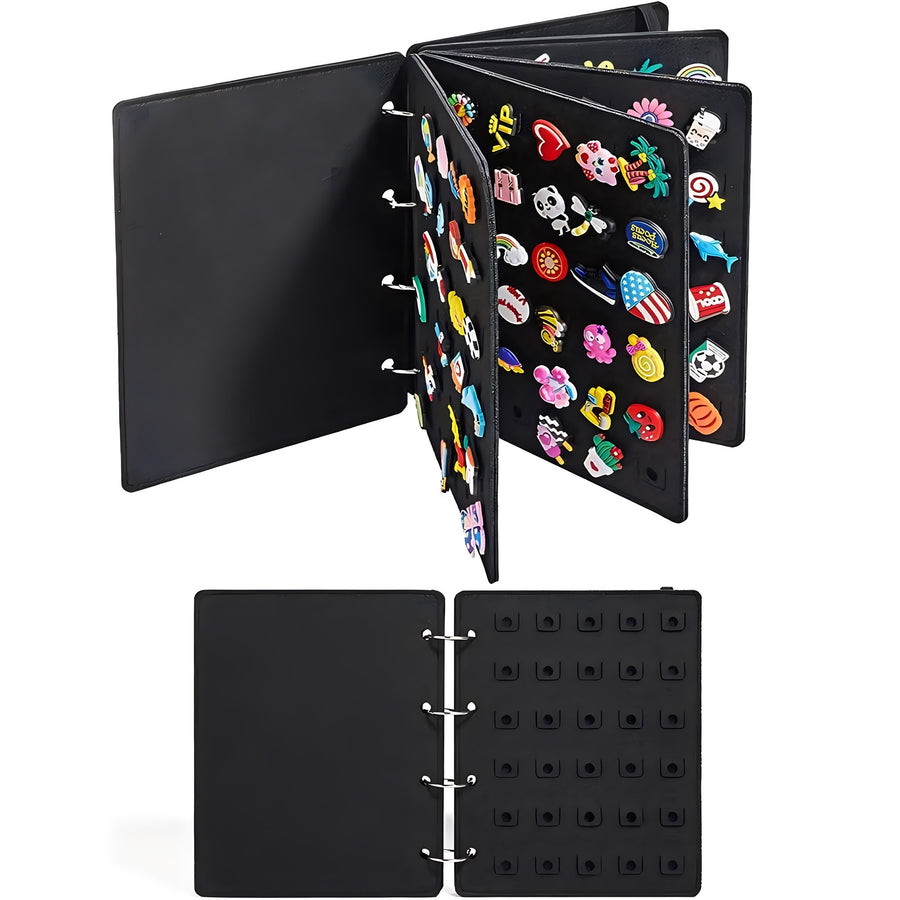 QUESTSOLE PVC Soft Decoration Charm Booklet: The Portable Solution for Croc Shoe Charm Organization - Questsole
