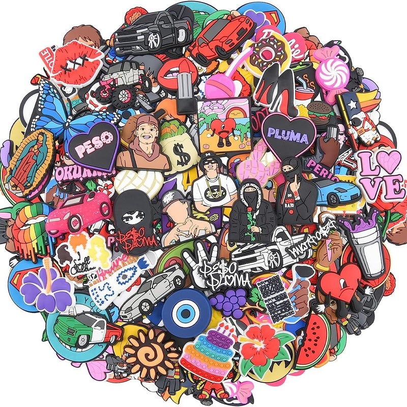 Questsole Shoe (LATEST TRENDING COLLECTION) Charms- Pack Of 6, 12, 24, 40, 80, 100 Pc (Random No Dublicates) - Questsole